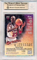 Topps 1997-1998 Finest Embosed Refractors #287 Michael Jordan 108/263 / BGS Grade 9.5