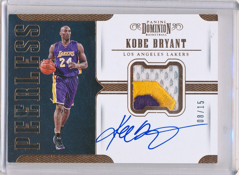 Panini 2017-2018 Dominion  Peerless #PJKBR Kobe Bryant 8/15