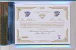 Panini 2014-2015 Flawless Emerald Dual Diamond Patches #DD-OKC Kevin durant/ Russell Westbrook 2/5 / BGS Grade 7.5