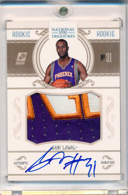 Panini 2010-2011 National Treasures  Century Platinum #235 Gani Lawal  1/5