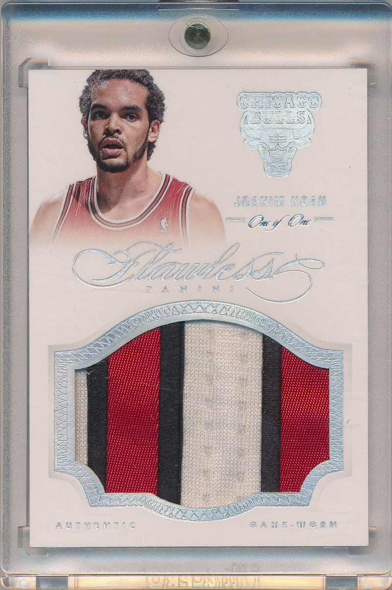 Panini 2012-2013 Flawless Platinum Jumbo Patches #47 Joakim Noah 1/1