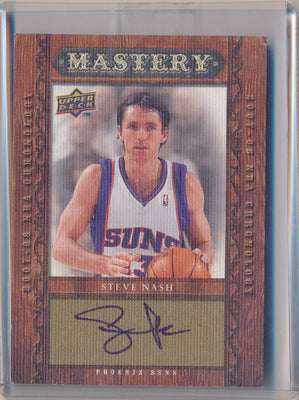 Upper Deck 2007-2008 Chronology Mastery Auto #102 Steve Nash 10/10 / Auto Grade 10