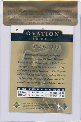 Upper Deck 1998 Ovation  #29 Kobe Bryant 179/1000