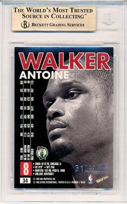 SkyBox 1998-99 Premium Star Rubies #34 Antoine Walker 31/50 / BGS Grade 9.5