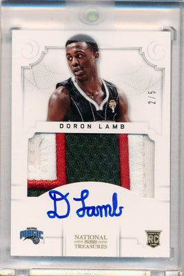 Panini 2012-2013 National Treasures  Gold #183 Doron Lamb 2/5