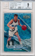 Skybox 1997-1998 Metal Universe Championship Precious Metal Gems #20 Mark Price 27/50 / BGS Grade 9