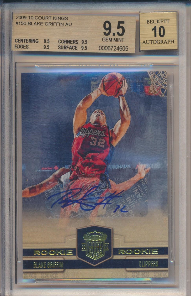 Panini  2009-2010 Court Kings RC Auto #150 Blake Griffin 390/649 / BGS Grade 9.5 / Auto Grade 10