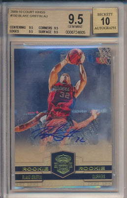 Panini  2009-2010 Court Kings RC Auto #150 Blake Griffin 390/649 / BGS Grade 9.5 / Auto Grade 10