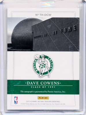 Panini 2015-2016 National Treasures  Treasures Of The Hall #TH-DCW Dave Cowens 8/10