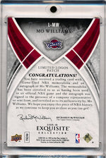 Upper Deck 2009-2010 Exquisite Collection Limited Logos #LMW Mo Williams 16/18