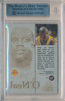 SkyBox 1998-1999 Molten Metal Titanium Fusion #45F Shaquille O'neal 28/40 / BGS Grade 8.5