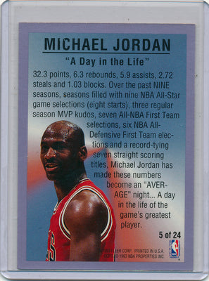 Fleer 1993-1994  All Star Weekend # Michael Jordan 5/24