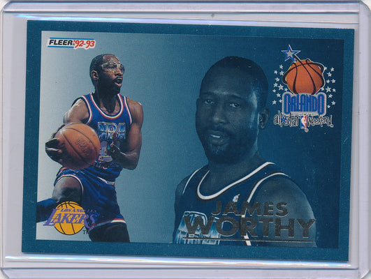 Fleer 1992-1993 Basketball All Star Weekend #24/24 James  Worthy