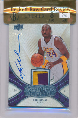 Upper Deck 2008-2009 Exquisite Collection  #PBAM-KB Kobe Bryant 20/24 / Auto Grade 10