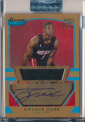 Topps 2003-2004 Bowman Signatures Autograph Issue #79 Dwyane Wade 12/99