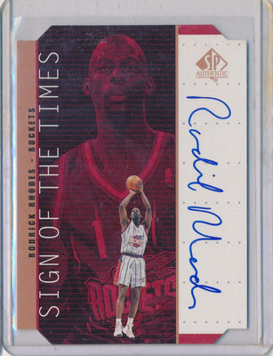 Upper Deck 1998-1999 SP Authentic Sign Of The Times #RR Rodrick Rhodes