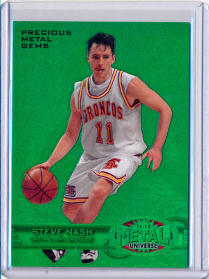 Upper Deck 2011-12 Fleer Retro Precious Metal Gems GREEN #PM-39 Steve Nash 2/10