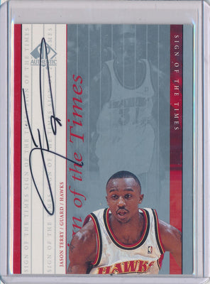 Upper Deck 1999-2000 SP Authentic Sign Of The Times #JT Jason Terry