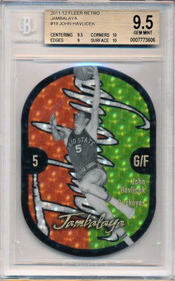 Upper Deck 2011-12 Fleer Retro Jambalaya #19/21JB John Havlicek  / BGS Grade 9.5