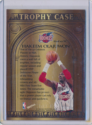 SkyBox 1997-1998 Metal Universe Trophy Case #8/10TC Hakeem Olajuwon