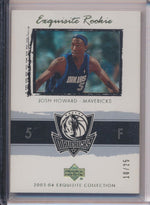 Upper Deck 2003-2004 Exquisite Collection Gold Rookie #53 Josh Howard 10/25