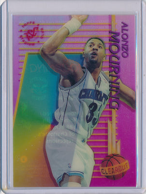 Topps 1993-1994 Stadium Club Clearcut #3 Alonzo Mourning