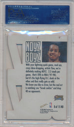 SkyBox 1998-1999 Thunder NOYZ BOYZ #8/15NB Allen Iverson  / PSA Grade 10