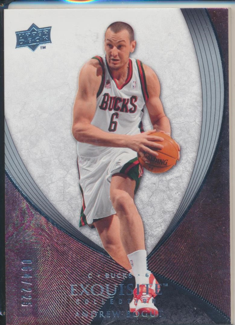 Upper Deck 2007-2008 Exquisite Collection Base #43 Andrew Bogut 64/225