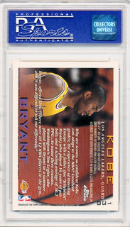 Topps 1996 Chrome  #138 Kobe Bryant  / PSA Grade 10
