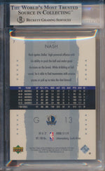 Upper Deck 2003-2004 Exquisite Collection Base #7 Steve Nash 127/225 / BGS Grade 9