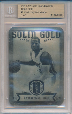 Panini 2011-2012 Gold Standard Solid Gold #SG-4 Dwyane Wade 1/1