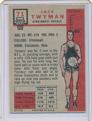 Cincinnati Royals   #71 Jack Twyman