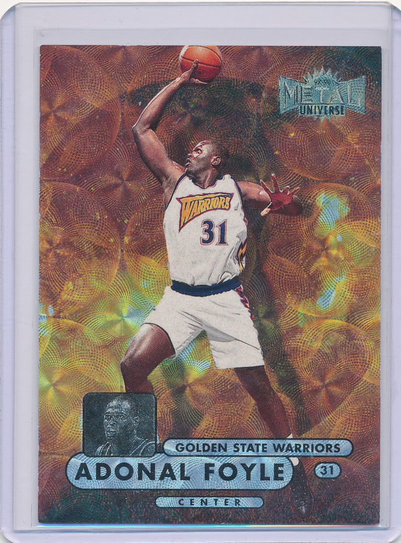 Skybox 1997-1998 Metal Universe Championship Precious Metal Gems #4 Adonal Foyle 48/50