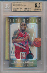 Panini 2012-2013 Eite Rookie Status Gold #257 Damian Lillard 10/24 / BGS Grade 9.5