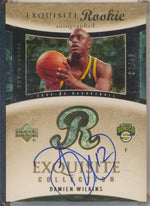 Upper Deck 2004-2005 Exquisite Collection Gold RPA #82 Damien Wilkins 3/12