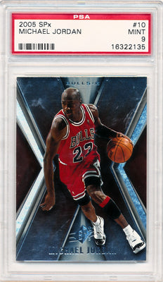 Upper Deck 2005-2006 SPX  #10 Michael Jordan  / PSA Grade 9