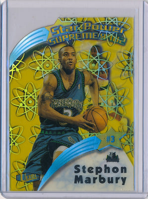 Fleer 1997-1998 Ultra  Star Power Supreme #5/20SPS Stephon Marbury