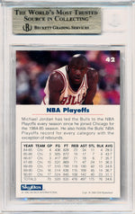 Skybox 1992 USA NBA Playoffs #42 Michael Jordan  / BGS Grade 10