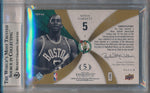 Upper Deck 2007-2008 Exquisite Collection Triple Patches #TRIP-KG Kevin Garnett 3/3 / BGS Grade 8.5