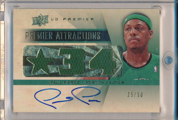 Upper Deck 2008-2009 UD Premier Premeir Attractions #AT-PP Paul Pierce 25/50