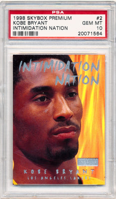 Skybox 1998 Premium Intimidation Nation #2 Kobe Bryant  / PSA Grade 10