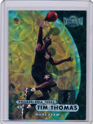 Skybox 1997-1998 Metal Universe Championship Precious Metal Gems #34 Tim Thomas 17/50