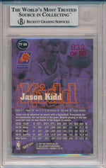 SkyBox 1997-1998 Premium Star Rubies #77SR Jason Kidd 33/50 / BGS Grade 8.5