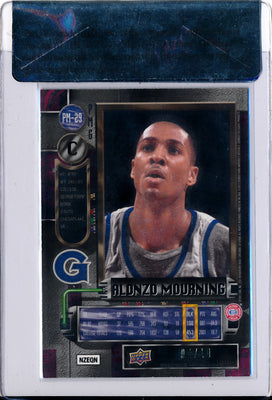 Upper Deck 2011-12 Fleer Retro Precious Metal Gems GREEN #PM-29 Alonzo Mourning 4/10 / BGS Grade 8.5