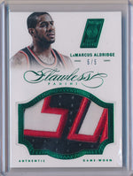 Panini 2012-2013 Flawless Emerald Jumbo Patches #9 Lamarcus Aldridge 5/5