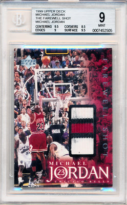 Upper Deck 1999 Michael Jordan The Farewell Shot # Michael Jordan 247/275 / BGS Grade 9