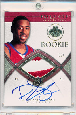 Upper Deck 2008-2009 Exquisite Collection Rookie Parallel #84 DeAndre Jordan 1/6