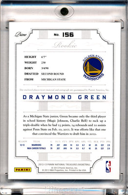 Panini 2012-2013 National Treasures  Gold #156 Draymond Green 2/5