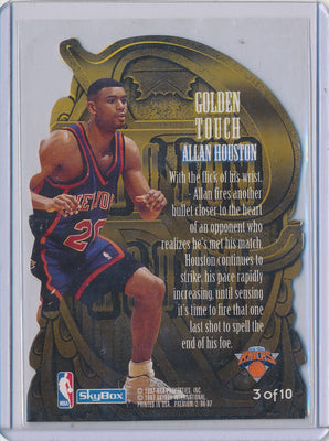 SkyBox 1996-1997 Premium Golden Touch #3/10 Allan Houston