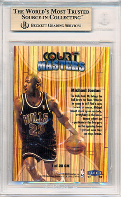 Fleer 1997-1998 Ultra Court Masters #CM1 Michael Jordan 1/20 / BGS Grade 9.5